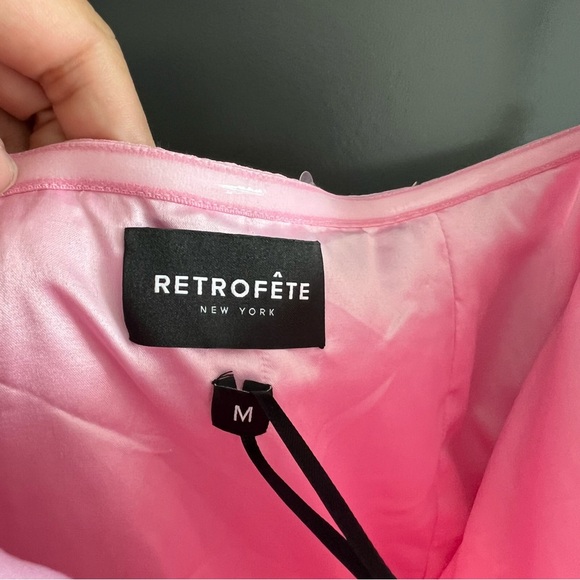 Retrofete Anastasia mini Dress in Bubblegum Pink Size Medium NEW! New with tags! - Picture 8 of 12